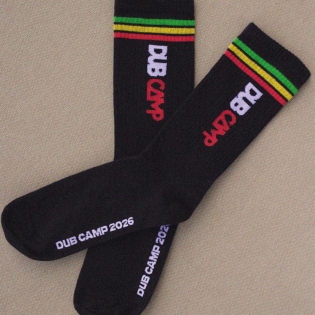 Paire de chaussettes noires du Dub Camp 2026